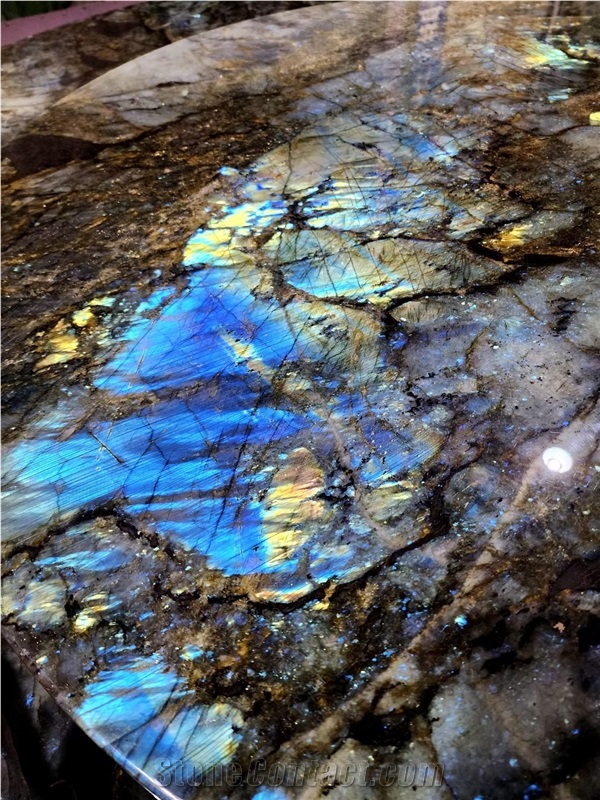 Natural Labradorite Blue Granite Slabs