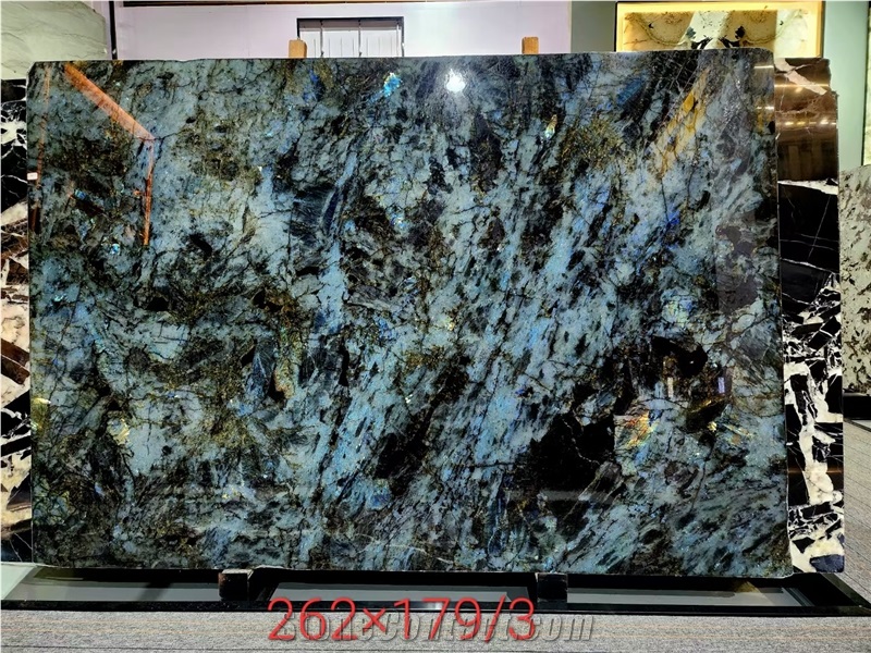 Natural Labradorite Blue Granite Slabs