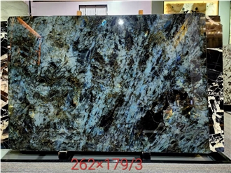 Natural Labradorite Blue Granite Slabs