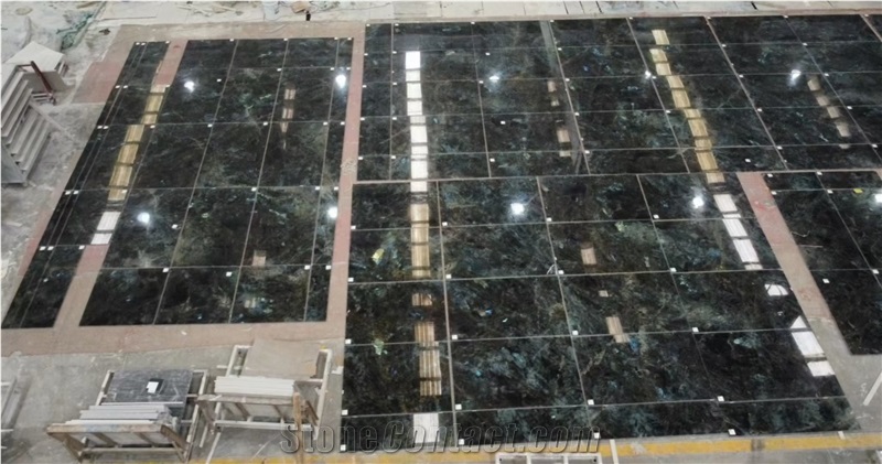 Natural Labradorite Blue Granite Slabs