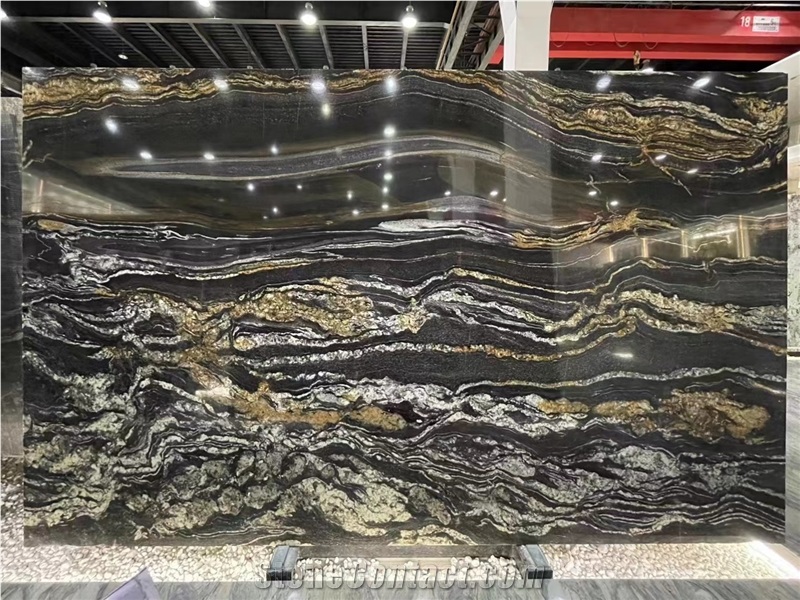 Natural Polished Magma Gold Granite Slabs