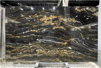 Natural Polished Magma Gold Granite Slabs