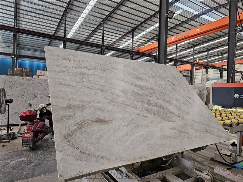 Natural Polished Taj Mahal Quartzite Slabs
