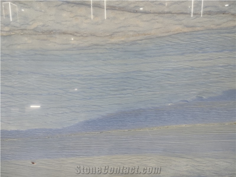 Polished Azul Macaubas Quartzite Slabs