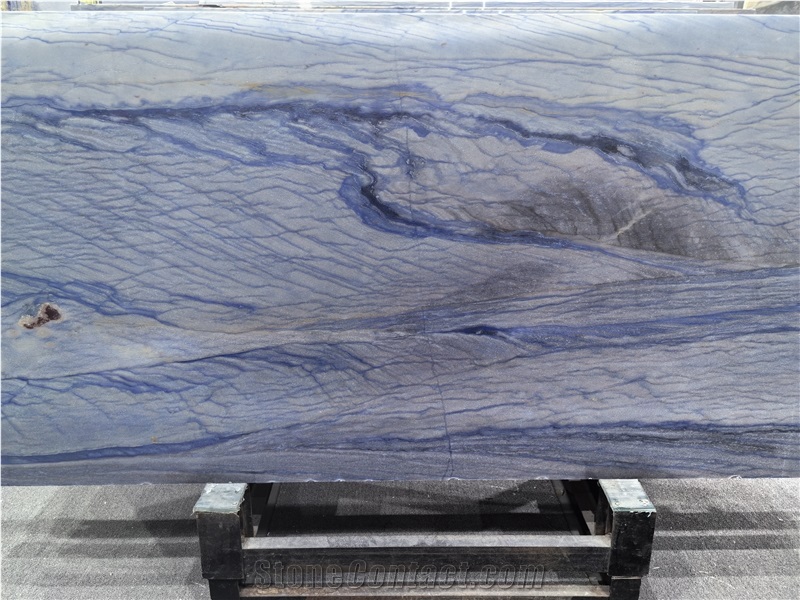 Polished Azul Macaubas Quartzite Slabs