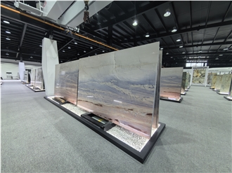 Polished Azul Macaubas Quartzite Slabs