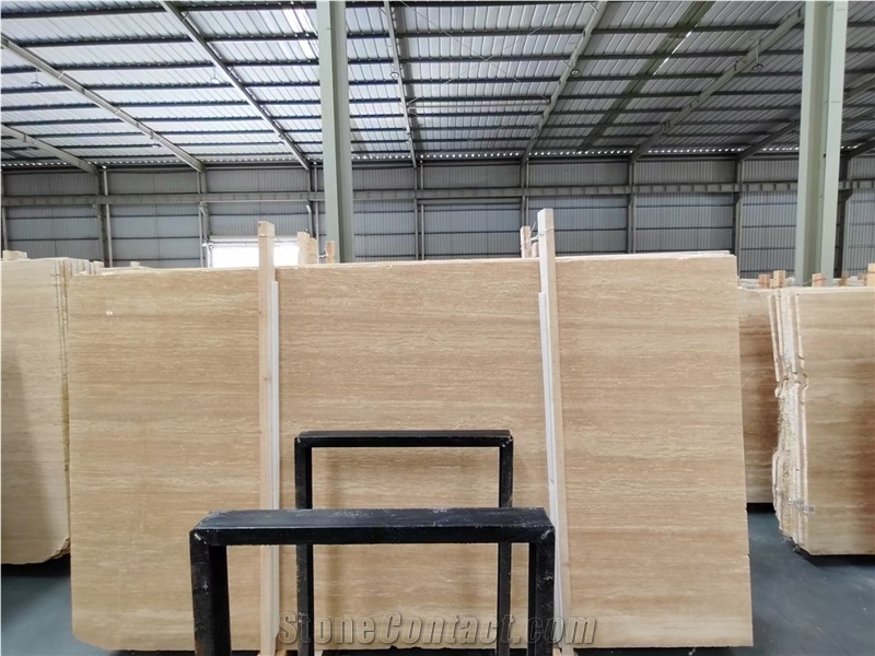Roman Classico Light Travertine Slabs
