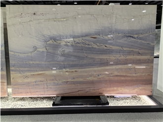 Sunset Blue Quartzite Slab Tiles