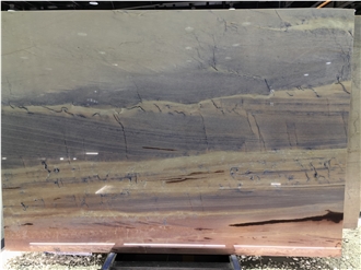 Sunset Blue Quartzite Slab Tiles