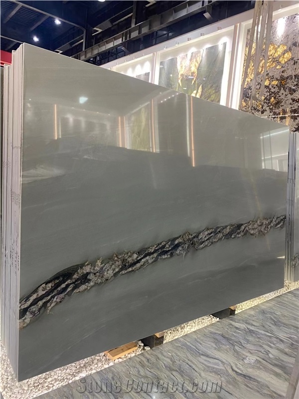 Turkey Galaxy Gray Marble Slab Tiles