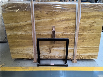 Turkey Gold Travertine Slabs