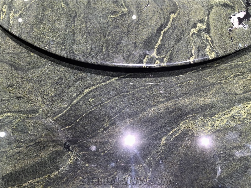 Verde Avocatus Quartzite Round Table Tops