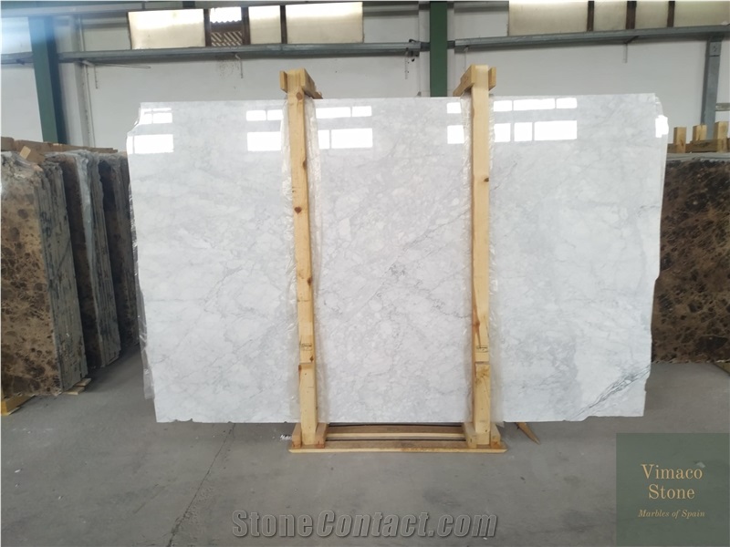 Marble Bianco Carrara Slabs Polished  Tiles