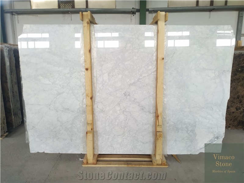 Marble Bianco Carrara Slabs Polished  Tiles