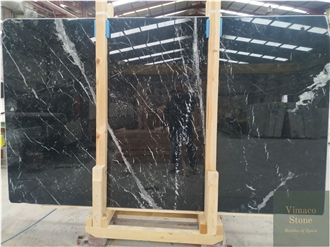 Nero Marquina Marble Slabs Polished Tiles