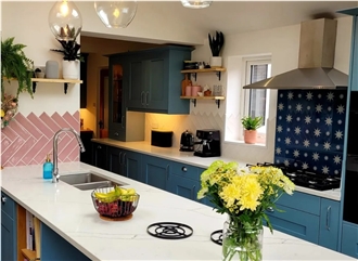 Calacatta Nuvo – Caesarstone Quartz Kitchen Worktops