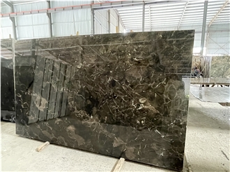 Brown  Marble Slabs Dark Emperador Marble Slab