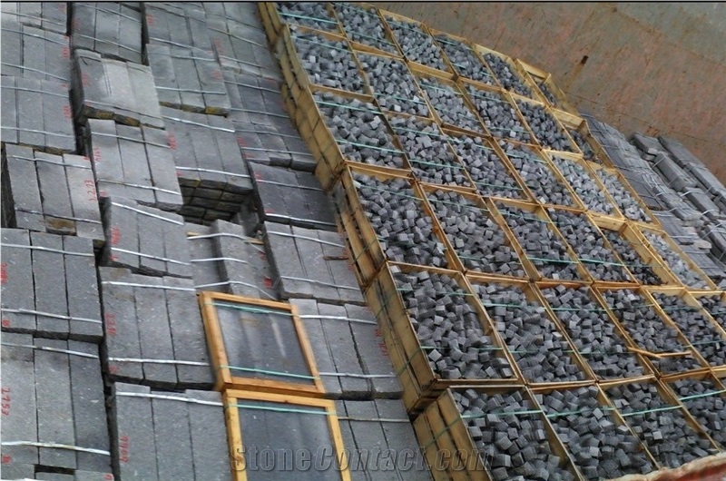 Cinza Castro Granite Cobble Stone And Pavers