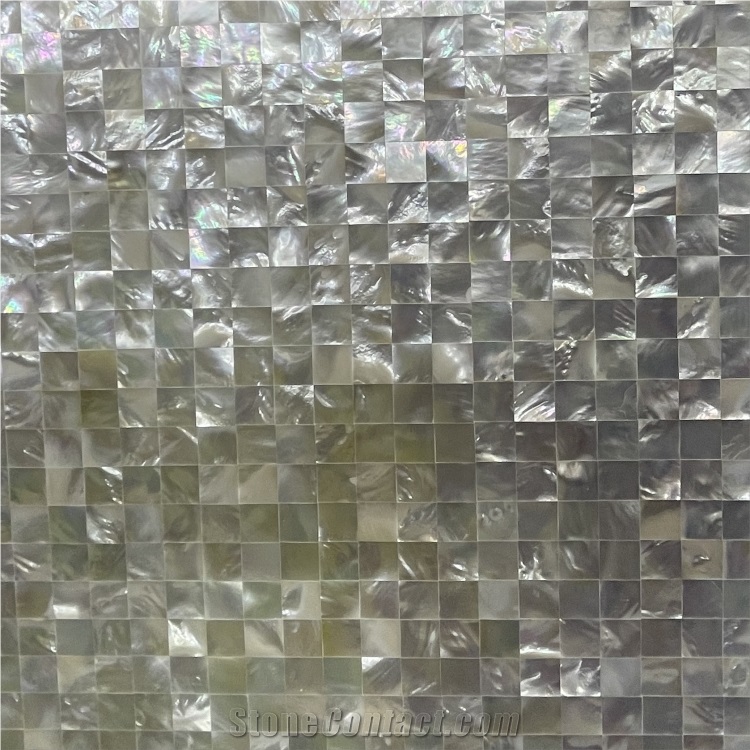 Decorative Wall Tiles Natural Mother Of Pearl Shell Mosaic Tiles