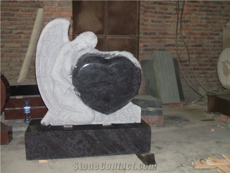 Angel Design Wholesale Granite Tombstone