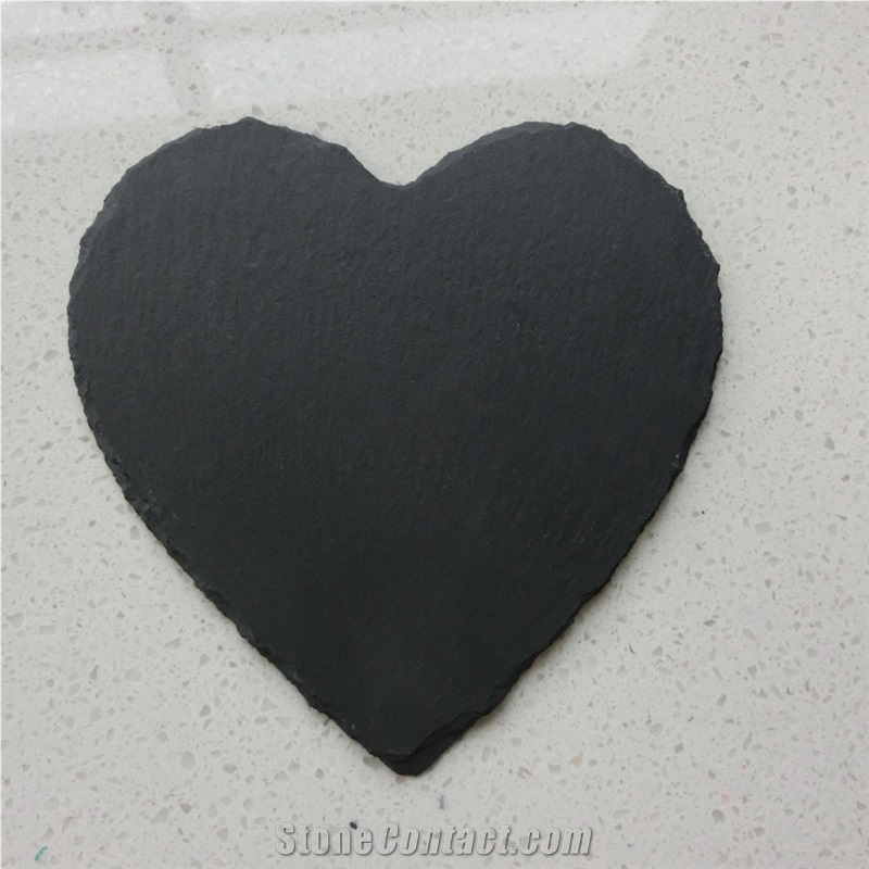 Black Slate Stone Cheese Board Plate  Kitchen Accessories
