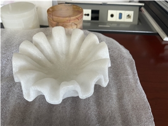 Custom Hand  Natural Beige Marble Wine Racks