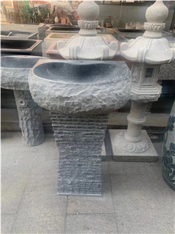Natural Yellow Wooden Sandstone Restangle Sink
