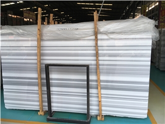 Polished Straight Veins Marmara Equator Marble Slab Prices