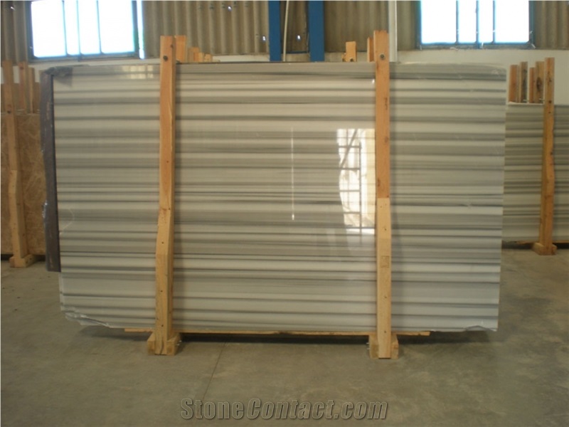 Polished Straight Veins Marmara Equator Marble Slab Prices
