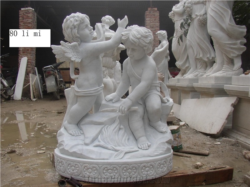 Popular Design Boy  Marble Sculpture