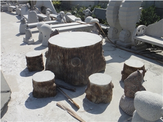 Promotion Price Garden Stone Outdoor Tables And Chairs