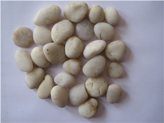 Unpolished Yellow Garden Landscaping Pebble Stone