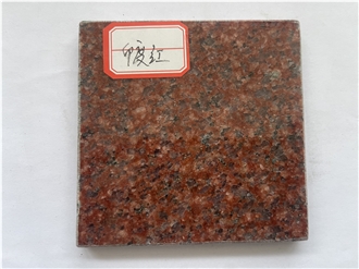Upright Imported Imperial Red Granite Gravestone