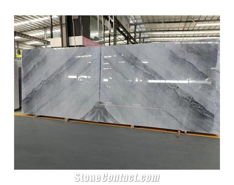 Bruce Grey Marble Polished Big Slab For Flooring Wall  Tiles
