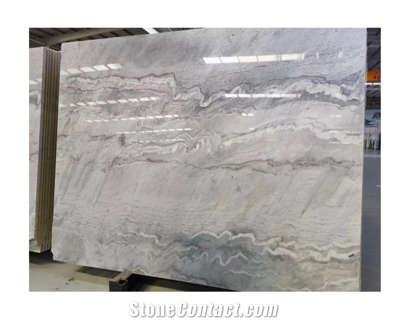Bruce Grey Marble Polished Big Slab For Flooring Wall  Tiles