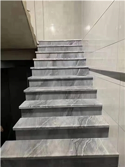 Bruce Grey Marble Slab & Tiles For Flooring