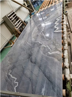 Bruce Grey Marble Slab & Tiles For Flooring