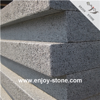 G654 Flamed Sesame Grey Granite Tiles For Flooring