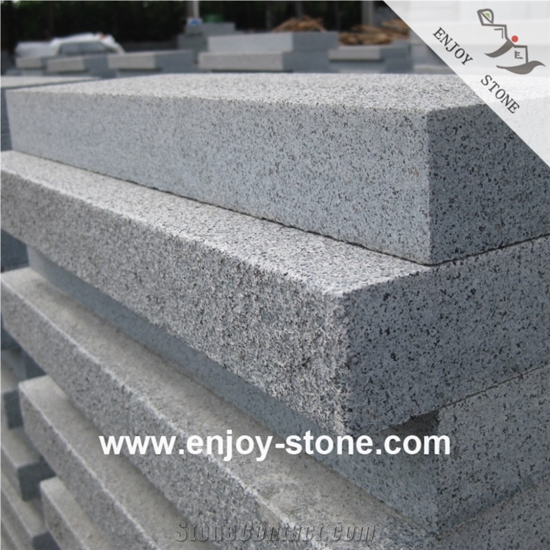 G654 Flamed Sesame Grey Granite Tiles For Flooring