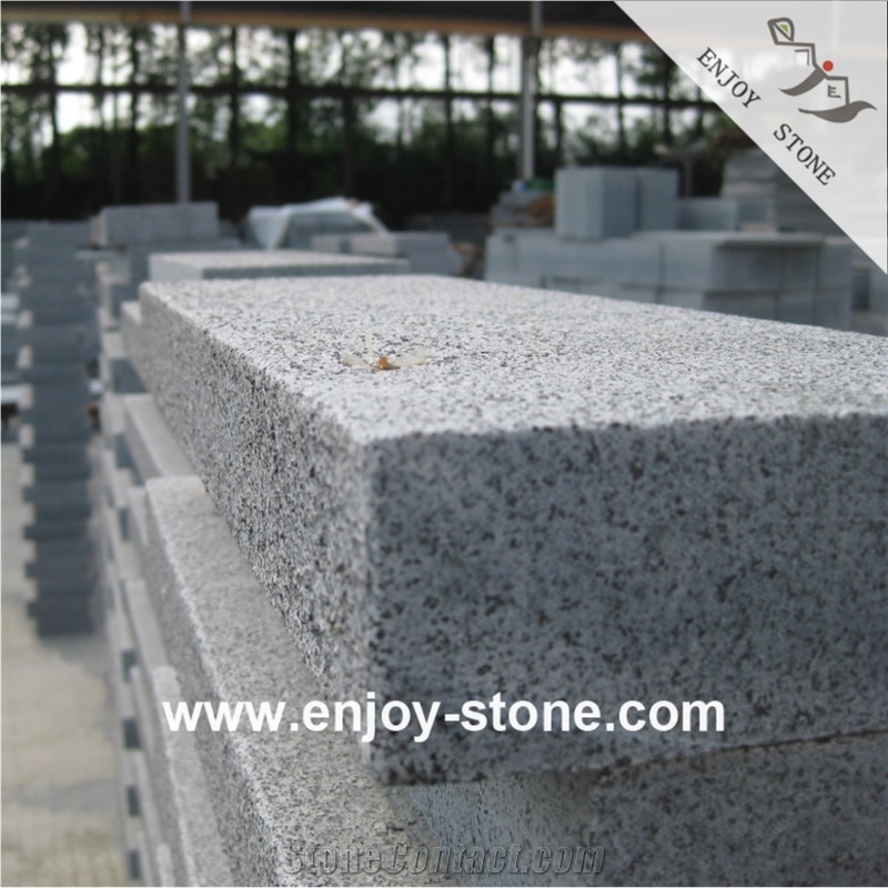 G654 Flamed Sesame Grey Granite Tiles For Flooring