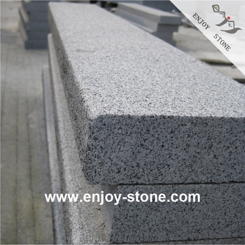 G654 Flamed Sesame Grey Granite Tiles For Flooring