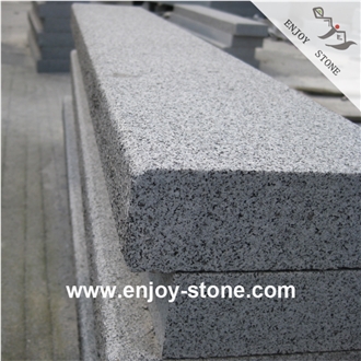 G654 Flamed Sesame Grey Granite Tiles For Flooring
