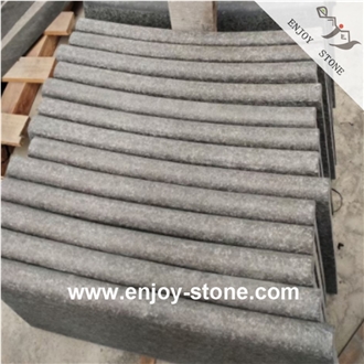 G684 Black Pearl Basalt Flamed Tiles