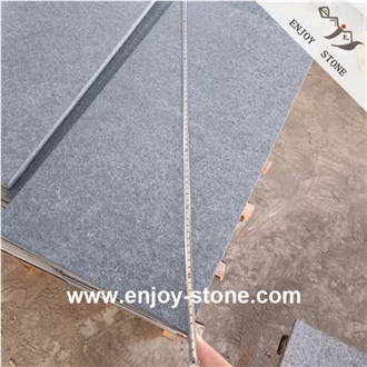 G684  Tiles Black Pearl Basalt Flamed