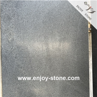 Honed G654 Sesame Dark Grey Granite Slabs
