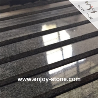 Polished G654 Sesame Dark Grey Slabs For Walls/Countertops