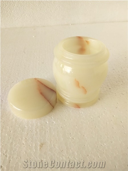 Light Green Onyx Urns