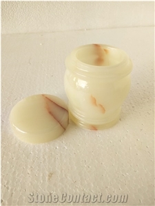 Light Green Onyx Urns