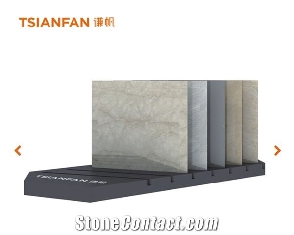 Metal Table Top Displays Stone Samples