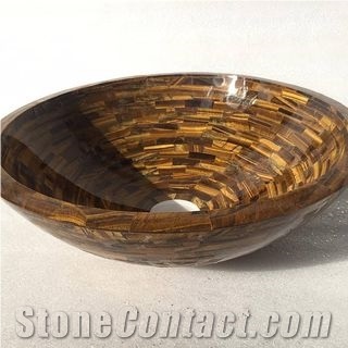Semi-Precious Stone Wash Basin